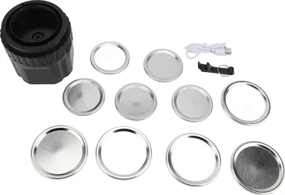 Immagine prodotto di Sigillatrice sottovuoto per barattoli, schermo LED, conservazione degli alimenti, set elettrico USB con coperchi larghi e normali