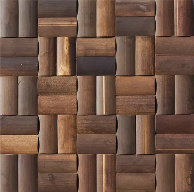 Produktbild von Wandverkleidung Holz - BM-005 - Bambus Mosaikfliesen Wandverblender Holz Design Bamboo Mosaic Wall-Design Wood Wall Paneling- Fliesen Lager Verkauf Stein-mosaik Herne NRW