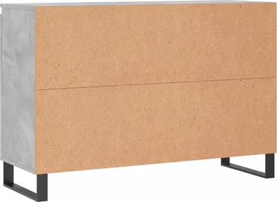 Productafbeelding van Dressoir 101,5x35x70 cm bewerkt hout betongrijs