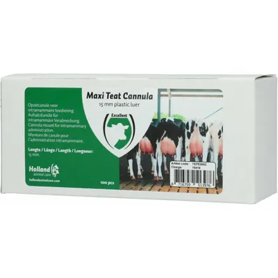 Produktbild von Maxi Zitzenkanüle 15 mm Kunststoff luer