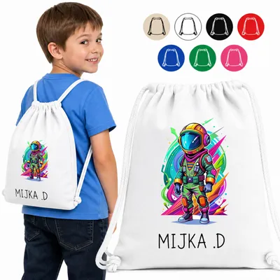 Produktbild von Worek Na Wf - Kosmonauta Zielony Skafander Neon