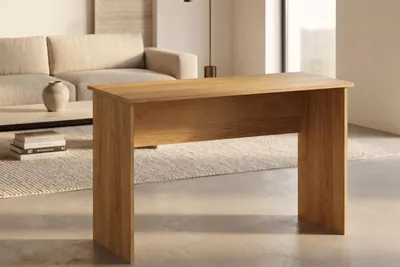 Produktbild von Schreibtisch Hickory 90x51 cm - Kompakter Computertisch für Home Office, Kinderzimmer & Studenten - Stabiler PC-Tisch Platzsparend