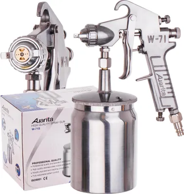 Productafbeelding van AUARITA verfspuit, onderreservoir, 600 ml, spuitmond 1,3 mm