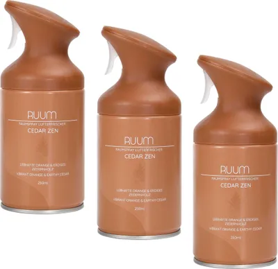 Produktbild von RUUM Raumduftspray Cedar Zen (3er Pack) je 250ml