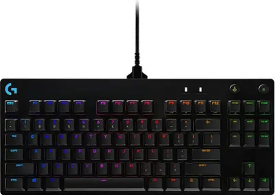 Produktbild von Logitech G G512 SE LIGHTSYNC RGB Mechanical Gaming Keyboard, Volle Größe (100%), Kabelgebunden, USB, Mechanischer Switch, RGB-LED, Schwarz