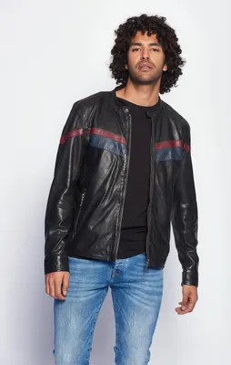 Produktbild von Maze Lederjacke Vail Herren black XXL