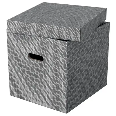 Image de Esselte 628289 3x Home Aufbewahrungsboxen 33,0 l grau 32,0 x 36,5 x 31,5 cm