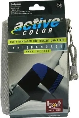Produktbild von BORT ActiveColor Kniebandage XXL schwarz