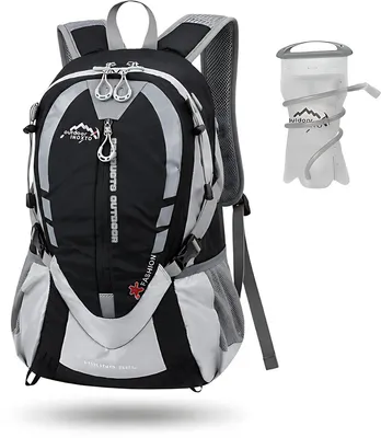 Produktbild von CarryQuest® - Hydratationsrucksack 25L mit 2L Trinkblase Polyester Schwarz