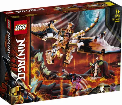 Immagine prodotto di LEGO 71718 NINJAGO WUS Drago pericoloso con le minifigure Maestro Wu e Gleck