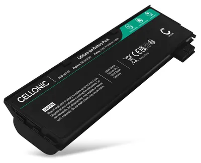 Produktbild von CELLONIC 1x Akku für Notebook Kompatibel mit Lenovo ThinkPad T480, ThinkPad T470, ThinkPad T580, 01AV422 - (4400mAh, 10.8V)