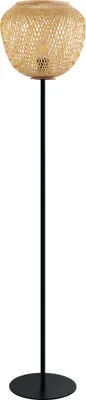 Produktbild von DEMBLEBY Stehleuchte Stehlampe Lampe - H150 x Ø32 cm - schwarz - 1X40W exkl. - IP20