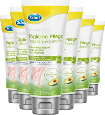 Image de Scholl Crème de soin quotidien Sensitive Crème de soin pour les pieds 75ml