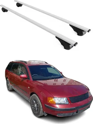 Produktbild von Dachträger Grundtäger für VW Passat Variant 1996-2014 75kg Metall Silber 2 tlg