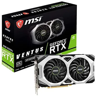 Produktbild von MSI GeForce RTX 2060 Ventus GP OC 6GB GDDR6 Grafikkarte 3xDP/HDMI
