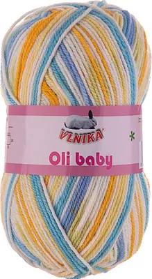 Produktbild von 100g Strickgarn Oli mehrfarbig Selbstmusternd Strick-Wolle Klassikgarn Farbwahl