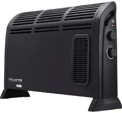Obrázek produktu pro Rowenta Convector Vectissimo II CO3035, Elektrický přímotop, 1,2 m, IP20, Vnitřní, Podlaha, Černá