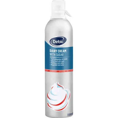 Zdjęcie produktu dla Debic Profi bita śmietana słodzona z praktyczną głowicą rozpylającą 700ml