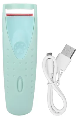 Image de Recourbe-cils chauffant en silicone type C rechargeable longue durée électrique pour filles cyan