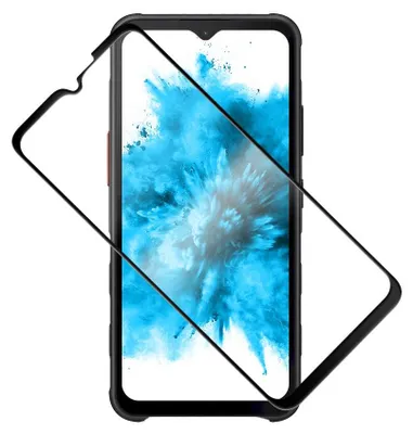 Productafbeelding van Beschermend gehard glas FIXED, volledig dekkend, voor de Samsung Galaxy XCover 7 Pro, zwart