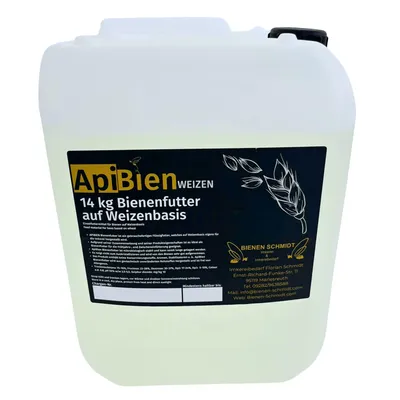 Produktbild von APIBIEN Bienenfutter Sirup 14 kg flüssig im Kanister Weizenbasis Futter für Bienen