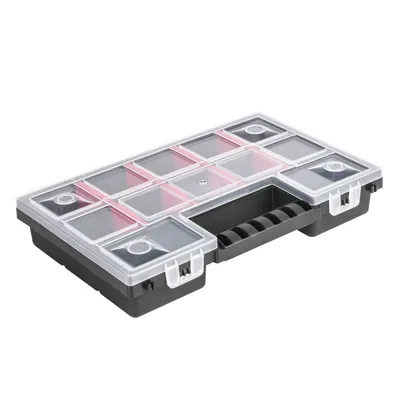 Obrázok produktu pre Box na sortiment Plastový box na sortiment NORS12 Červený triediaci box