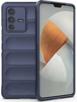 Produktbild von VIVO S12 Case, WindCase Flexible TPU Rubber Grip Shock-Absorbent tective Case Cover for VIVO S12 Dunkelblau