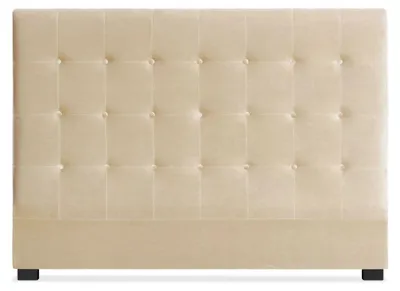 Image de MENZZO Tête de lit Luxor 160cm Velours Beige