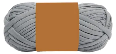 Obrázok produktu pre Priadza na háčkovanie, polyester, 100 g, sivá, vhodná na pletenie a háčkovanie