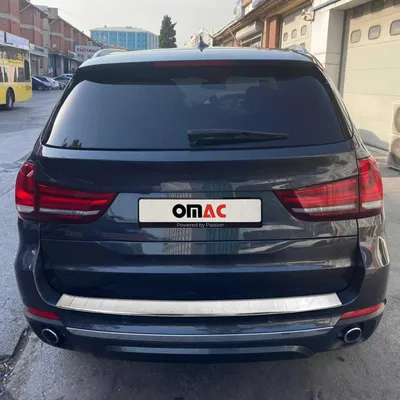 Zdjęcie produktu dla Osłona progu tylnego zderzaka do BMW X5 F15 2013–2018, stal nierdzewna chromowana