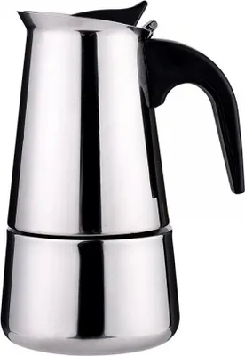 Edelstahl Espressokocher Espresso Maker Espressokanne Kaffeekanne 6-12 Tassen DE