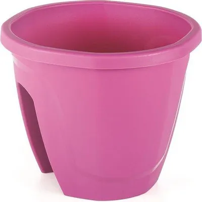 Produktbild von Balkonblumentopf Emerald Fuchsia 7,5L anpassbar 30x30x25 mit Drainage in Kirschrot