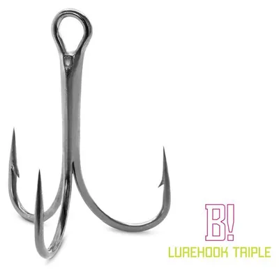 Produktbild von DELPHIN B! LureHook TRIPLE, Drillingshaken, 6 Stk, 101005375