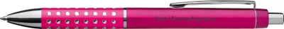Produktbild von Kugelschreiber mit Gravur / "Glitzer" / Farbe: pink