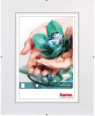 Produktbild von Hama Clip-Fix, Einzelbilderrahmen, Glas, Transparent, 10 x 15 cm, Clip-Fix, Nachdenklich