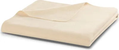 Produktbild von Biederlack Wohndecke mit Overlock-Stich Pearl Farbe oatmeal Größe 150 x 200