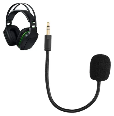 Produktbild von kwmobile Ersatz Kopfhörer Mikrofon kompatibel mit Razer Electra V2 / Electra V1 Headset - Gaming Headphones Mikrofon mit 3,5 mm Klinkenstecker -