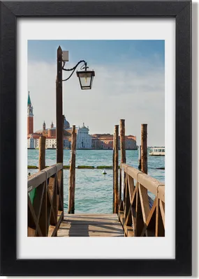 Produktbild von Bild 20x30 MDF-Rahmen, Wandkunst Venedig Italien