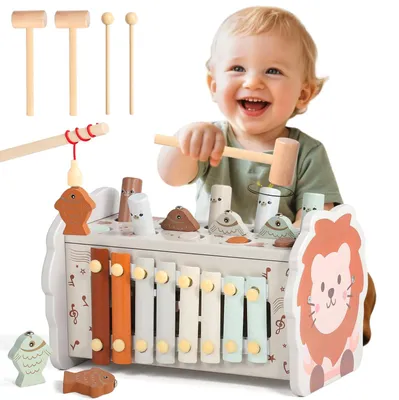 Produktbild von SolidKeus – 4-in-1 Montessori-Spielzeug für Babys ab 1 Jahr