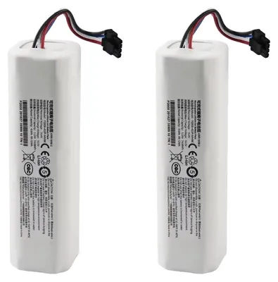Zdjęcie produktu dla Akumulator do odkurzacza automatycznego, pojemność 6500 mAh, kompatybilny z modelami Dreame, 6500 mAh - 2 sztuki