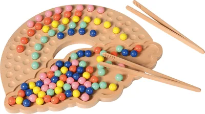 Immagine prodotto di EDUPLAY 120778 Gioco delle biglie arcobaleno