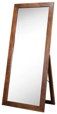 Immagine prodotto di MASSIVMOEBEL24 | specchio in legno di Acacia 75x3x175 nougat laccato OXFORD #319