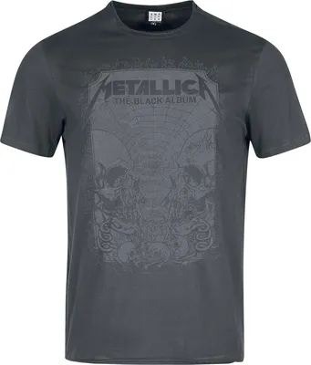 Produktbild von Metallica T-Shirt Herren Amplified Collection - The Black Album charcoal S