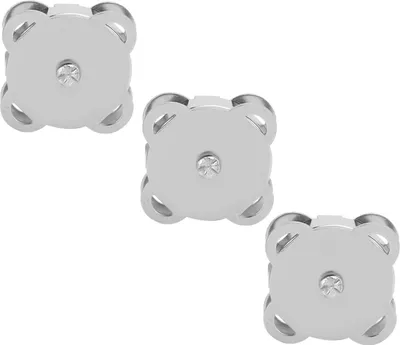 Zdjęcie produktu dla 10 sztuk/zestaw metalowych klamer magnetycznych, akcesoria do odzieży i toreb DIY (jasnobiałe)