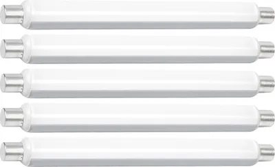 Productafbeelding van 5 x LED-lamp, lineaire lamp, Starled Lina, 5W, S19, opaal, mat, warmwit, 3000K