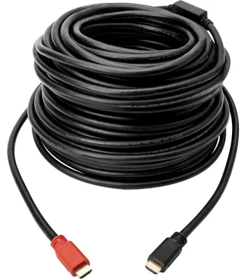 Image de Câble HDMI haute vitesse avec Ethernet, 15 mètres, noir, modèle AK-330118-150-S, marque ASSMANN