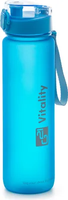 Produktbild von G21 Trinkflasche, 1000 ml, blau gefrostet