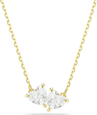 Image de Collier Swarovski Mesmera Attract heart plaqué or 5733475