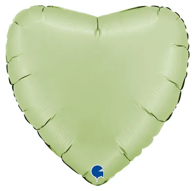 Produktbild von ABC22 Uni Herz 56 cm ø | Satin Olivgrün