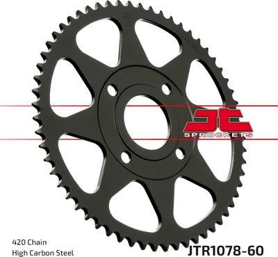 Produktbild von JTSPROCKETS Kettenrad JTR1078.60 hinten Kohlenstoffstahl
